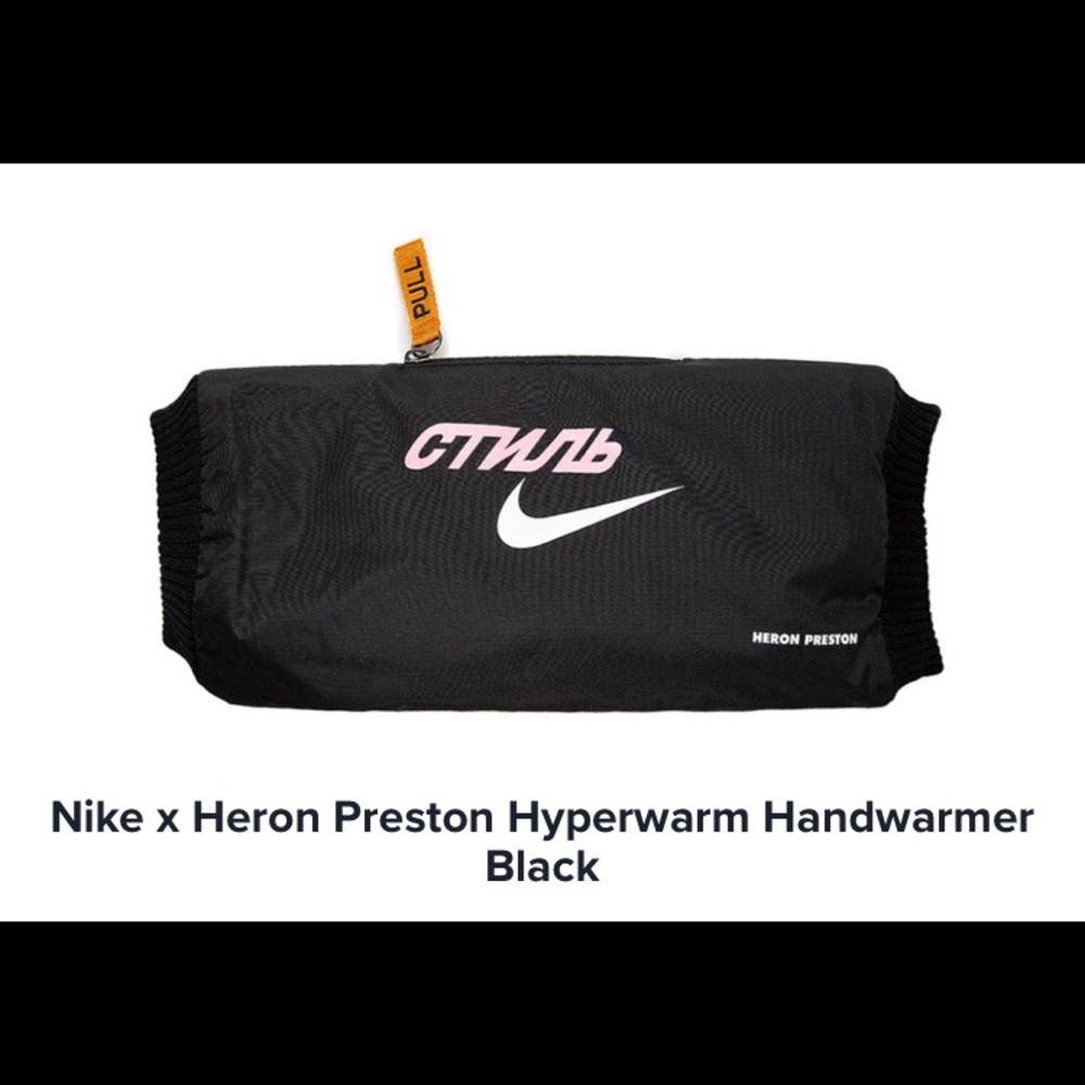 Nike x HERON PRESTON hand warmer